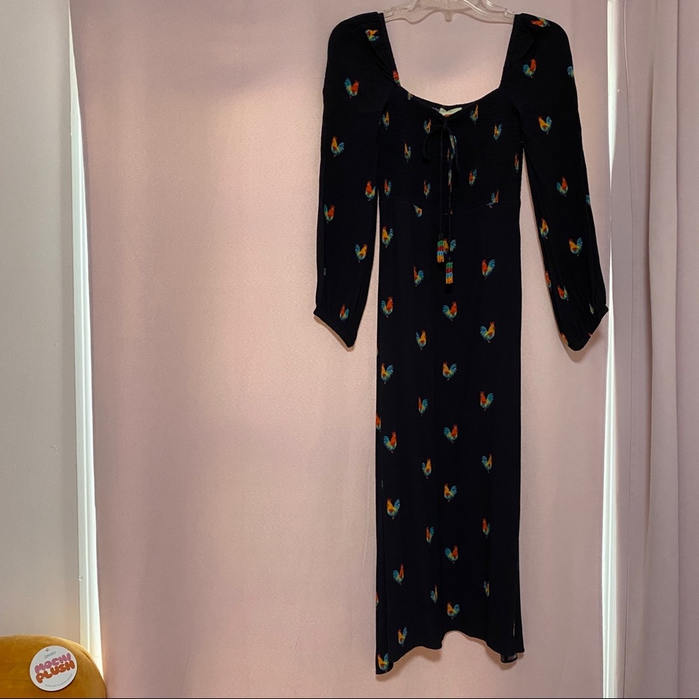 FARM RIO ROOSTER MIDI DRESS - Picture 3 of 8
